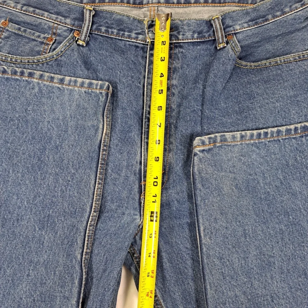 Levi's 550 Relaxed Fit Jeans Mens 42x32 Blue Excellent Denim Tapered Leg
